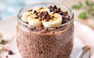 Pudding chia cacao-banane