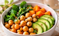 Bowl pois chiches, avocat & patate douce