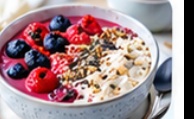 Smoothie bowl fruits rouges