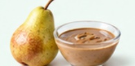 Poire + purée d’amande