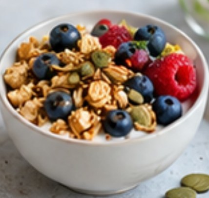 Yaourt végétal & granola sans gluten