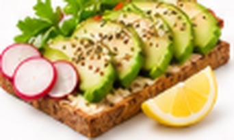 Tartine de sarrasin avocat, graines de sésame & citron