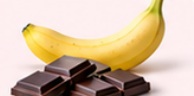 Banane + chocolat noir sans sucre ajouté