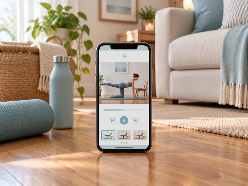 Appli Pilates à la maison