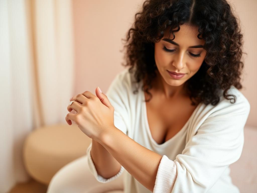 L'auto-massage des bras