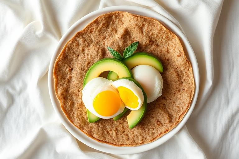 Avocat, œufs & galette de sarrasin