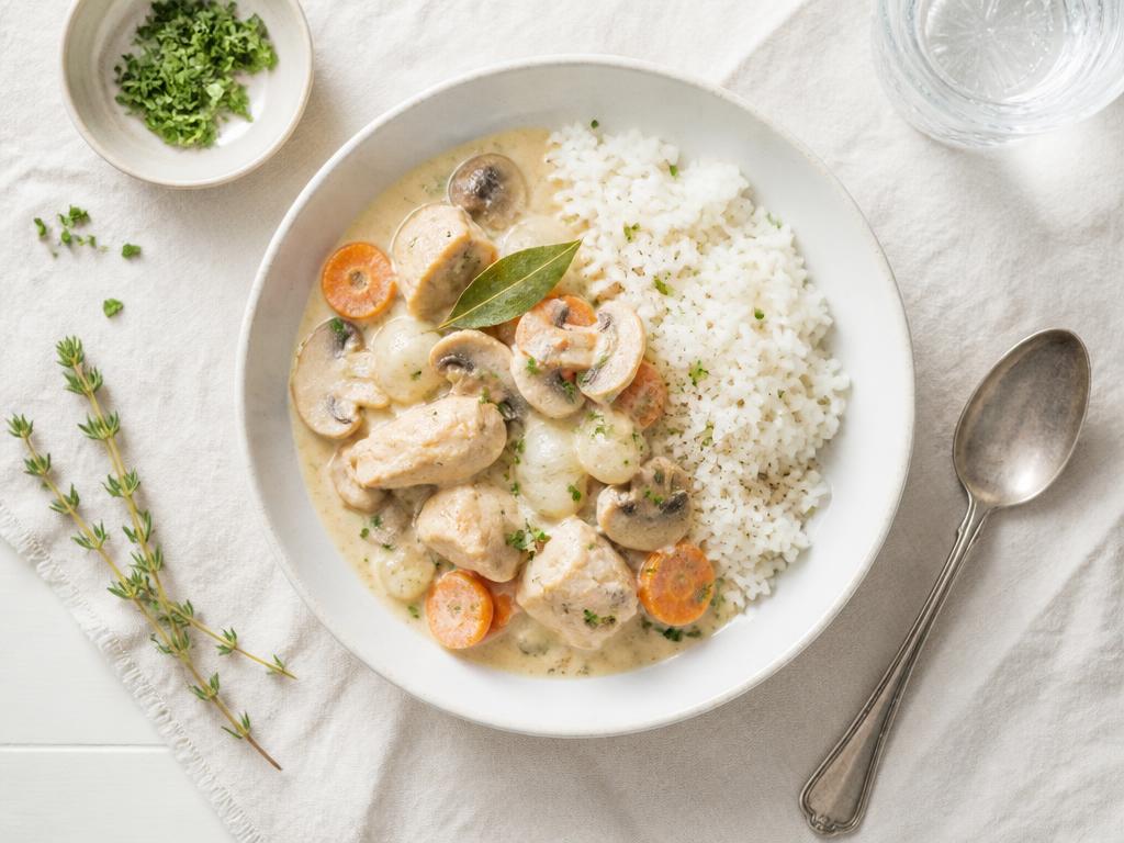 Blanquette légère de poulet & riz