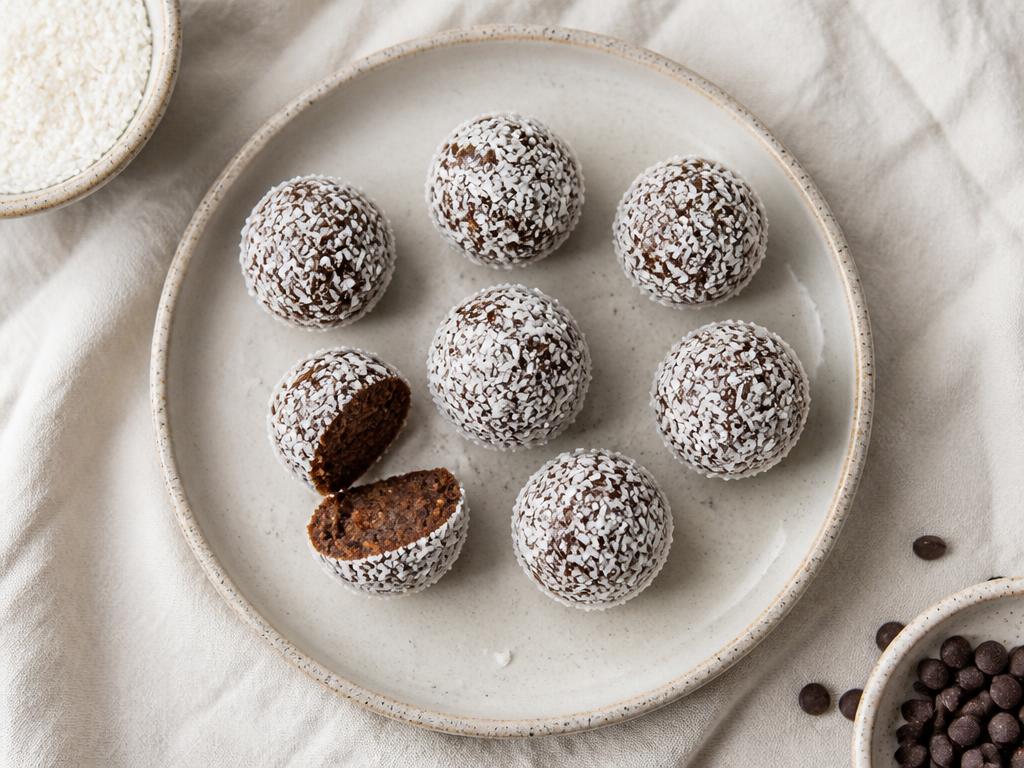 Bouchées coco-chocolat façon Bounty