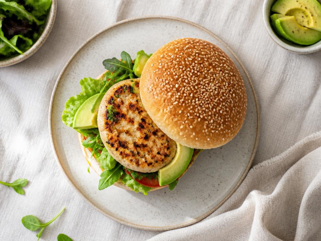 Burger Océan Bleu