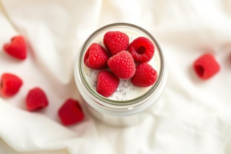 Chia coco framboises