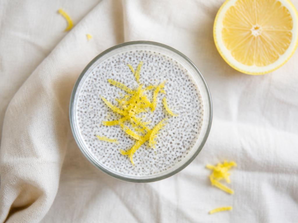 Chia pudding façon tarte citron