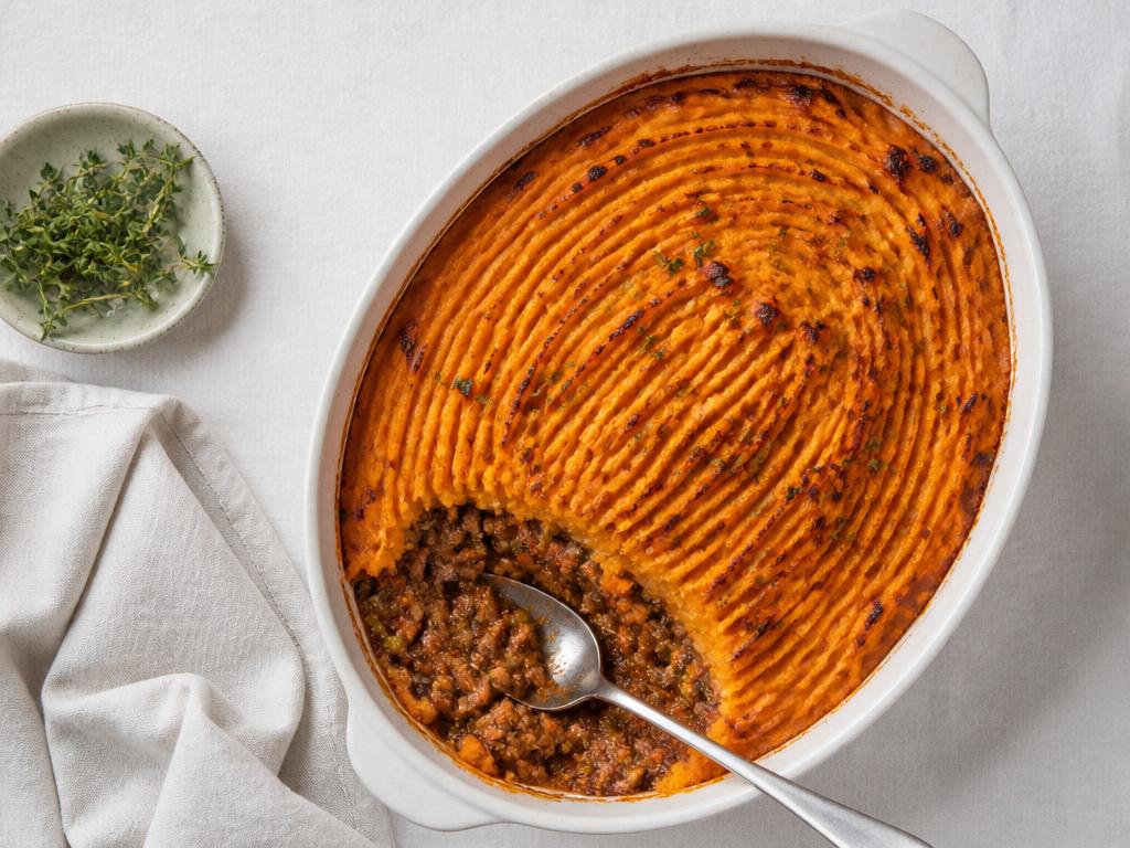 Hachis Parmentier patate douce