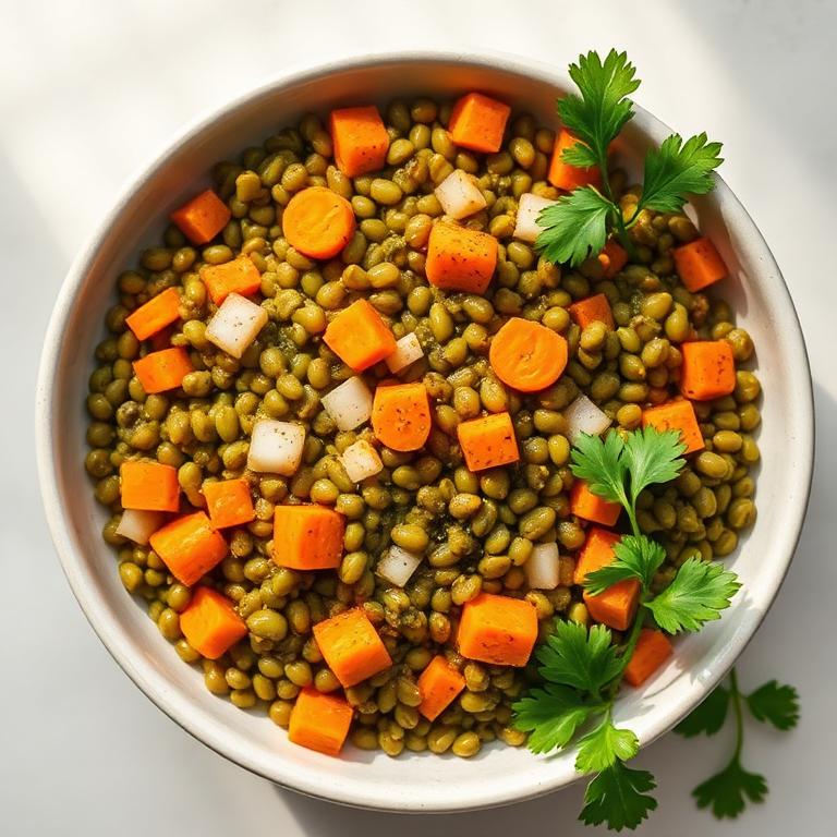 Lentilles vertes, carottes & cumin