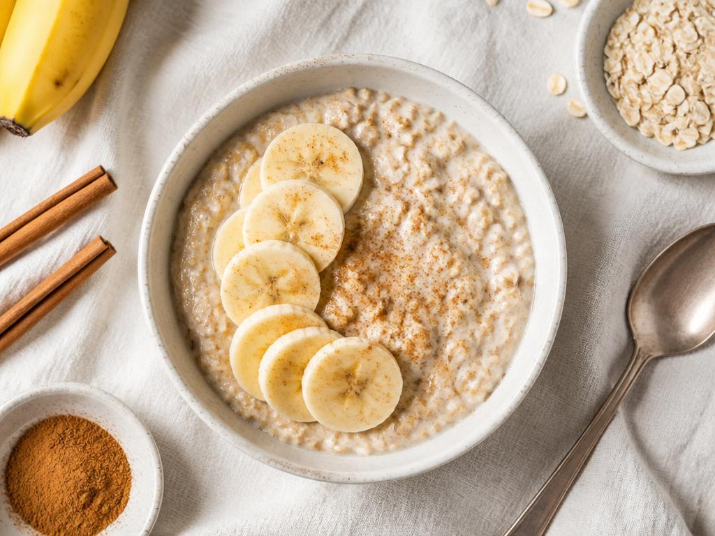 Overnight bowl banane & cannelle