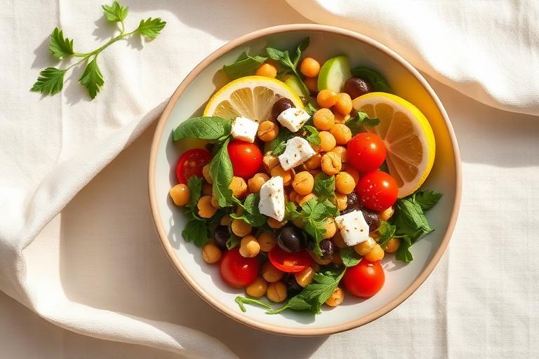 Salade complète méditerranéenne