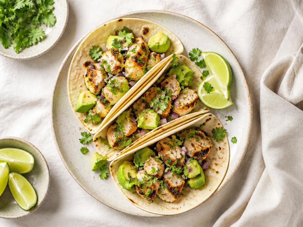 Tacos poulet-avocat