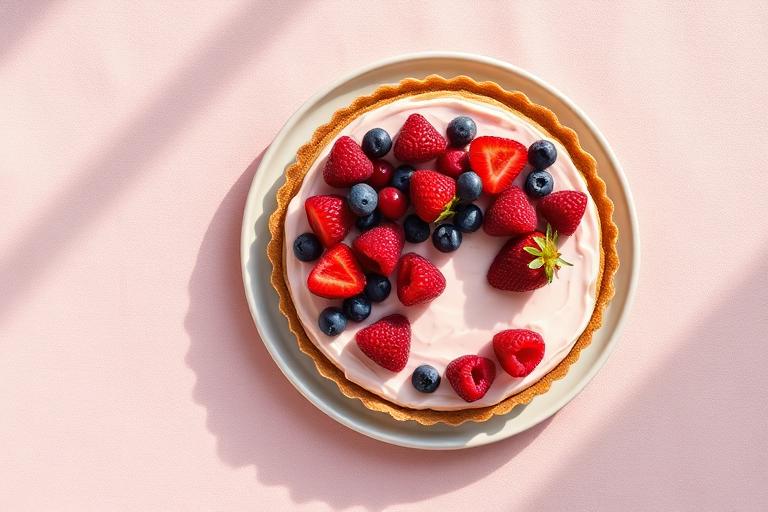 Tarte aux fruits rouges (sans cuisson)